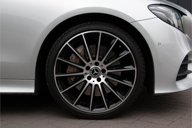 Mercedes-Benz E-KLASSE Cabrio 300 AMG 245PK | Luchtvering | ACC | 360Cam | Massage | Ventilatie + Nekverwarming | Head Up | Burmester | Lane & Side Assist Airscarf | Memory | Garageopener | Widescreen | Actieve Stuurassist | Designo | Nappa | Apple & Android Carplay | Sfeerverl
