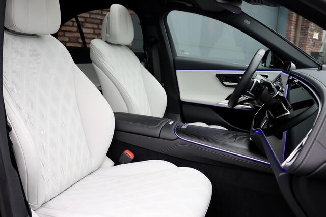 Mercedes-Benz E-KLASSE 300 e 4MATIC Premium+ AMG Line | Hyperscreen | Distronic+ | Burmester 4D | Massage | Stoelventilatie | Digital Light | Vlakkenverwarming | Trekhaak | Keyless Go | Leder | HUD |