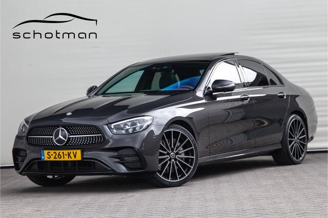 Mercedes-Benz E-KLASSE 300 e AMG Premium Plus, Nightpakket, Pano, Leder, Burmester, Widescreen, Memory, 2023