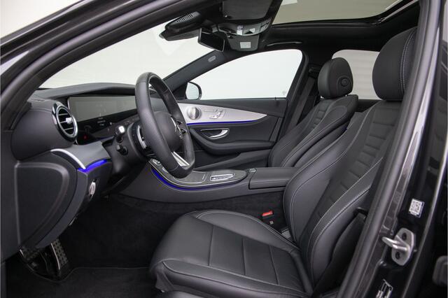 Mercedes-Benz E-KLASSE 300 e AMG Premium Plus, Nightpakket, Pano, Leder, Burmester, Widescreen, Memory, 2023