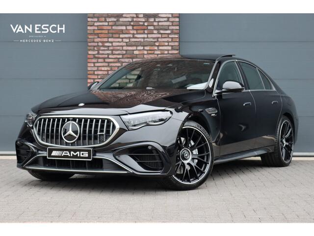 Mercedes-Benz E-KLASSE AMG 53 4MATIC+ Premium+ | 585pk | Hyperscreen | Achterasbesturing | Stoelventilatie | Trekhaak | Vlakkenverwarming | Soft-Close | Burmester | Zonweringspakket | 3D-Display | HUD |