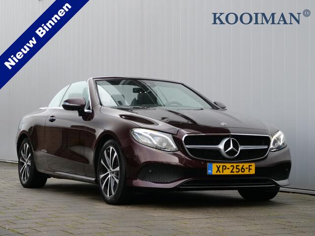Mercedes-Benz E-KLASSE Cabrio 200 Premium Plus 184 Pk Automaat Navi / Camera / Leer / Apple Carplay / Nekverwarming