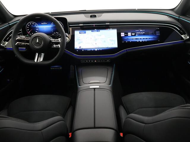 Mercedes-Benz E-estate 300e Sport Edition | Panoramadak | Superscreen | Distronic | Apple Carplay | 360 camera | Trekhaak | AMG Styling | Bumester sound | Digital Light | 20INCH LM Velgen