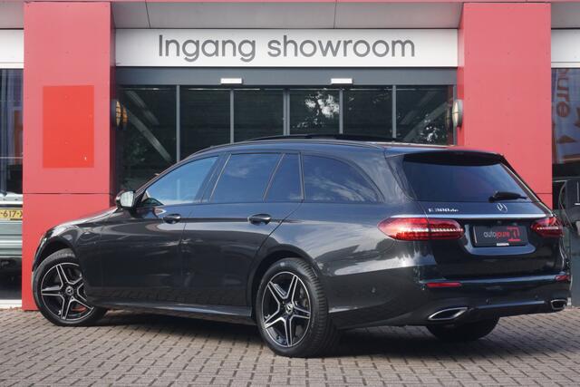 Mercedes-Benz E-estate 300 de AMG Line | Burmester Audio | Panoramadak | Memory | HUD | ACC | White Screen | 360° Camera | 18 inch |