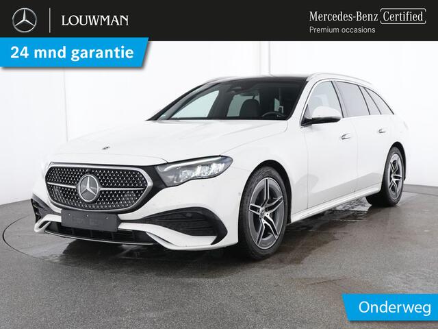 Mercedes-Benz E-estate 300 e AMG Plug-In Hybride AMG Line | Panorama Schuif-Kanteldak | Trekhaak | Burmester® 4D-Surround-Soundsystem | Distronic. Inclusief 24 maanden MB Certified garantie voor Europa.
