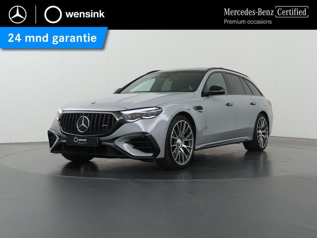 Mercedes-Benz E-estate AMG 53 4MATIC+ | Premium plus | Superscreen | MANUFAKTUR Lak | Night pakket 1 en 2 | Stoelkoeling | Sluitbekrachtiging | Rij assistentie pakket |