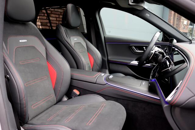 Mercedes-Benz E-estate AMG 53 4MATIC+ | 585pk | MBUX Hyperscreen | Achterasbesturing | Distronic | Memory | Burmester | Digital Light | Trekhaak | Surround Camera | Verwarmd Stuurwiel | AMG-Nightpakket | Augmented Reality |