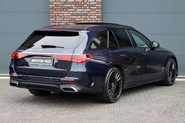 Mercedes-Benz E-estate 220 d 4MATIC AMG Line | Hyperscreen | Distronic+ | Panoramadak | Trekhaak | Burmester | Stoelventilatie | Verwarmd Stuurwiel | HUD | Memory | Digital Light |