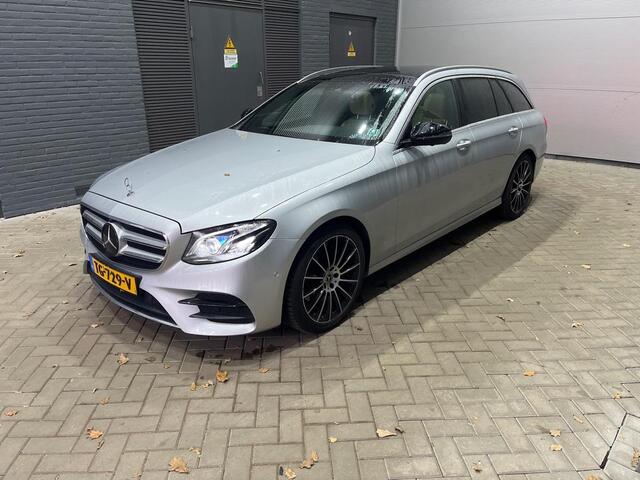 Mercedes-Benz E-estate 200 Business Solution AMG | Burmester | Panoramadak | Leder | Getint Glas | 360° Camera