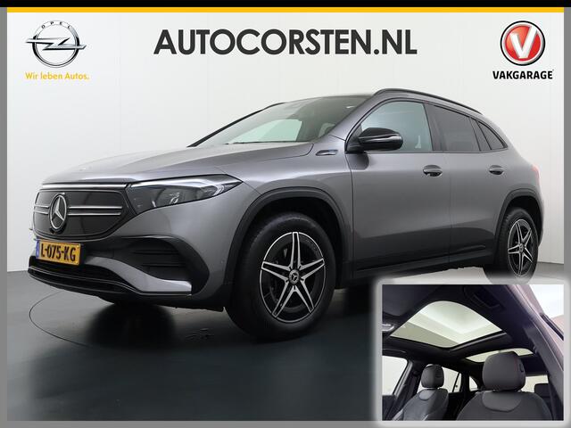 Mercedes-Benz EQA 250 AMG 67kWh Pano-/Schuif-Dak Leer/Alcantara Advanced LED-High-Performance Camera Navi+10" Connect Digital-Dash Camera Sport-St+Verwarmd Ecc 191pk AUT. Night-pakket Connect-20 DAB Actieve park-assist+Rem-assistent Adaptive-Gr-licht Stoelverwarming Elek.A