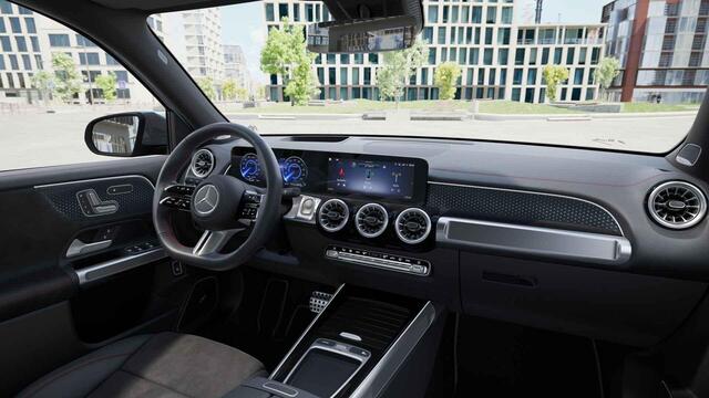 Mercedes-Benz EQB 250+ Business Solution AMG 71 kWh | Panoramaschuifdak | Head-up display | Burmester | 360 graden camera | Night |