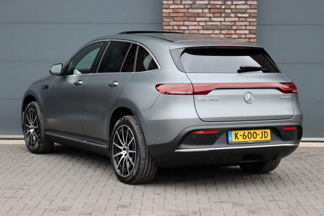 Mercedes-Benz EQC 400 4MATIC AMG Line Premium+ 80 kWh | Distronic+ | Schuifdak | Memory | Burmester | Trekhaak | Multibeam LED | Leder | Surround Camera | Keyless Go |