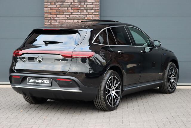 Mercedes-Benz EQC 400 4MATIC Premium+ AMG Line 80 kWh | Schuifdak | Distronic+ | Burmester | Memory | Parfumering | Keyless Go | Surround Camera | HUD | Multibeam LED |
