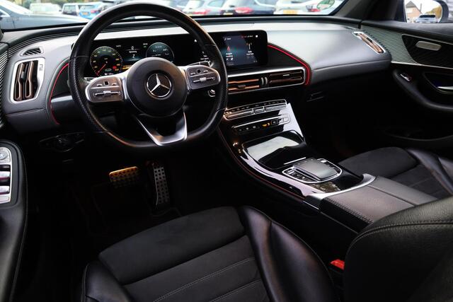 Mercedes-Benz EQC 400 4MATIC Business Solution AMG 80 kWh TREKHAAK-INKL. 360-CAMERA PANO SFEERVERL. WIDESCREEN CARPLAY LEER/ALCANTARA 4xSTOELVERW. DAB ADAPTIVE-CRUISE 2XPDC 19''LMV