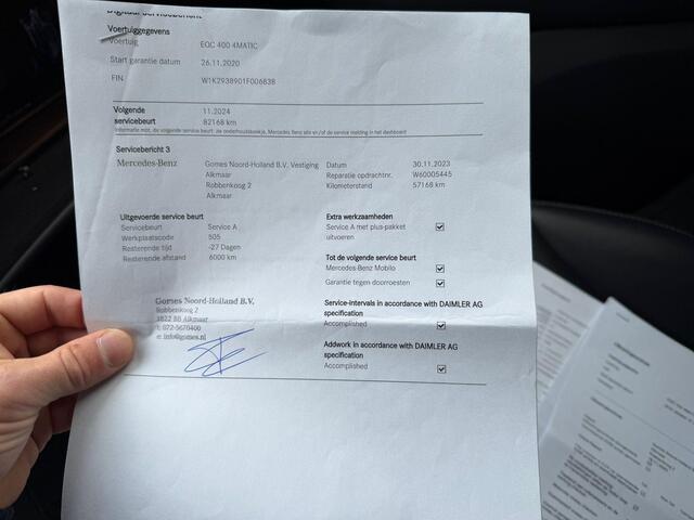 Mercedes-Benz EQC 400 4MATIC Business Solution AMG 80 kWh VAN: ¤37.900,- VOOR: ¤35.877,- UW EINDEJAARSVOORDEEL: ¤2.023,-| ADAPTIVE CRUISE CONTROL| ELEK. ACHTERKLEP| CAMERA