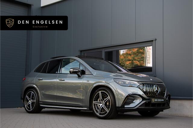 Mercedes-Benz EQE SUV 43 AMG 4MATIC+ 476PK | 360 Cam | ACC | Lane & Side Assist | Burmester | Luchtvering | Pano | Head Up | Ventilatie Stoelen | Treeplanken | Achterasbesturing | NL Auto | Dynamic Select | Keyless entry | 82.603 EX btw | Led | Ambiance verlichting | Multi