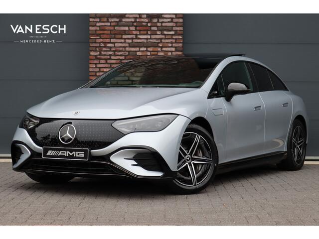 Mercedes-Benz EQE 300 AMG Line 89 kWh | Panoramadak | Distronic+ | Burmester | Memory | Leder | Surround Camera | Digital Light | Keyless Go | Warmtepomp |