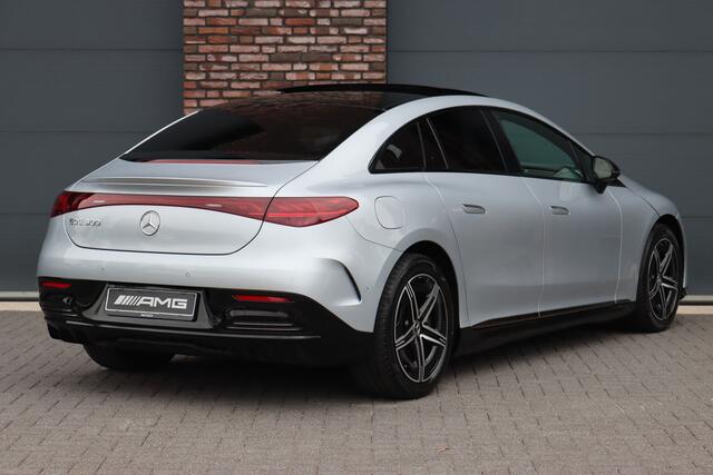 Mercedes-Benz EQE 300 AMG Line 89 kWh | Panoramadak | Distronic+ | Burmester | Memory | Leder | Surround Camera | Digital Light | Keyless Go | Warmtepomp |