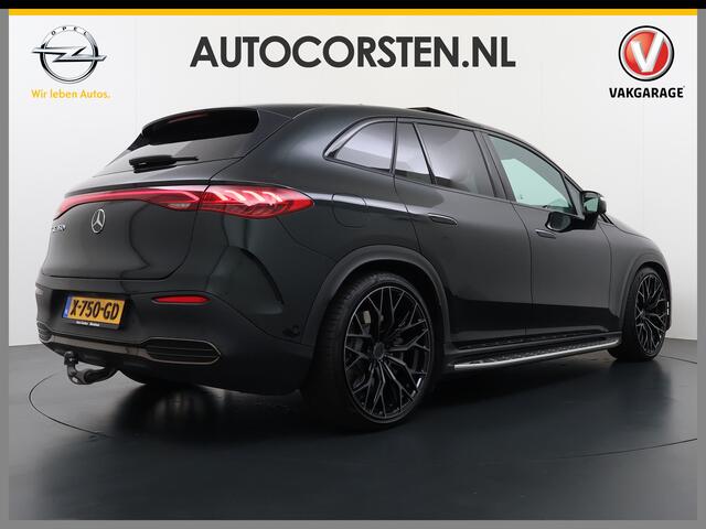 Mercedes-Benz EQE SUV 350+ AMG Line Night+Premium Pack 96kWh Trekhaak 22" Concave Velgen Burmester®Surround Airmatic Distronic plus Adap.Cruise 360°Camera Navi Ecc Warmtepomp Apple Carplay Android Auto Memory Stoelen+Verwarmd Stuurverwarming Sidesteps Keyless High-Definiti