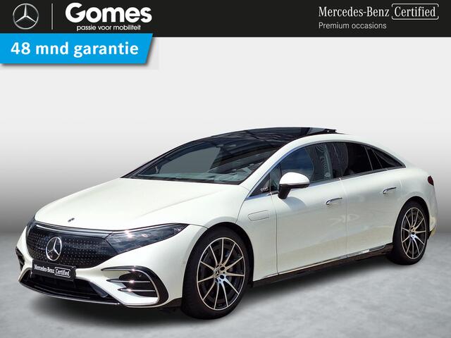 Mercedes-Benz EQS 450+ AMG Line 108 kWh | Panoramadak | Trekhaak | Burmester | 360° camera | Achterasbesturing | Memory pakket | HUD | DIGITAL LIGHT | Keyless-GO | Elektrische achterklep