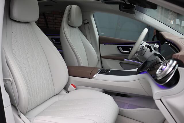 Mercedes-Benz EQS 450+ AMG Line 118 kWh | Hyperscreen | Luchtvering | Achterasbesturing | Distronic | Burmester | Memory | Keyless Go | Warmtepomp | Elek. Zitplaatsen Achter |