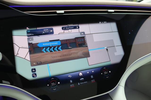 Mercedes-Benz EQS 450+ AMG Line 118 kWh | Hyperscreen | Luchtvering | Achterasbesturing | Distronic | Burmester | Memory | Keyless Go | Warmtepomp | Elek. Zitplaatsen Achter |