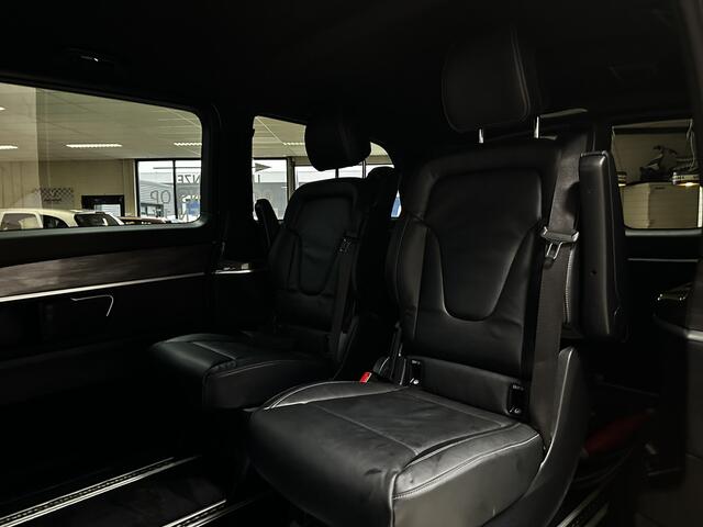 Mercedes-Benz EQV 300 L2 90kWh/ AMG Styling/ 2x Schuifdeur/ LED Koplampen/ 18'' LMV/ Vol Leder/ Elek. Kofferklep/ 360° Camera/ Sfeerverl./ Lane-Assist./ Apple + Android/ Elek. Stoelen + Memory/ Stoelverw.