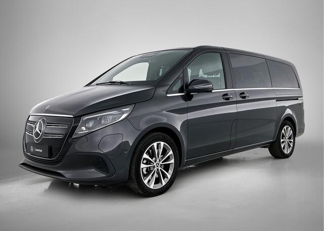 Mercedes-Benz EQV 300 L2 Avantgarde 90 kWh 7-persoons | Airmatic | Burmester surround-sound-system | Alarm klasse 3 | Thermotronic | 360gr Camera | 2 Elektr. Schuifdeuren | 18 Inch Velgenset | Zwart interieur | Privacy Glass | 3 Persoons Comfort