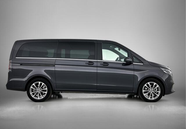 Mercedes-Benz EQV 300 L2 Avantgarde 90 kWh 7-persoons | Airmatic | Burmester surround-sound-system | Alarm klasse 3 | Thermotronic | 360gr Camera | 2 Elektr. Schuifdeuren | 18 Inch Velgenset | Zwart interieur | Privacy Glass | 3 Persoons Comfort