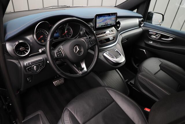 Mercedes-Benz EQV 300 AMG L2 90kWh | Sfeerverlichting | Burmester | Stoelkoeling | 2x Elektr. Schuifdeur | ILS | Memory | Leder | Standkachel | NL-Auto | 2021.