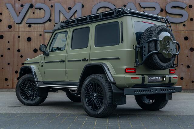 Mercedes-Benz G-KLASSE 63 AMG 4x4² | First 40 | CARBON |AKRAPOVIC| GRIJS KENTEKEN | WRAPP MAT GROEN
