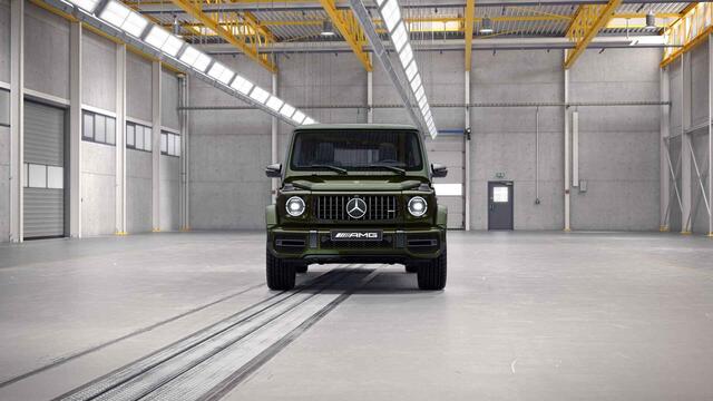 Mercedes-Benz G-KLASSE 63 | PPF | Blue eye laser systeem | Manufaktur Olijfgroen | Carbon | Superior interieur |