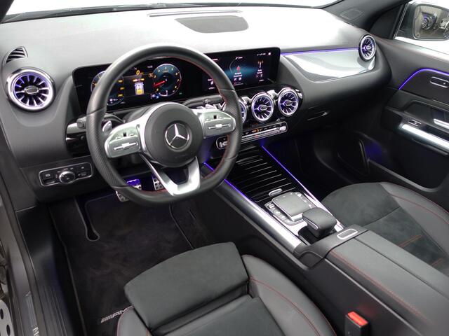 Mercedes-Benz GLA-KLASSE 200 AMG Night Edition Aut- Panodak I Leer I Widescreen I Sfeerverlichting I Matt grey