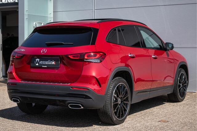 Mercedes-Benz GLA-KLASSE 250 e AMG Line All-in rijklaarprijs | Pano dak | Leer | Ad. cruise | Mem. stoelen | Burmester