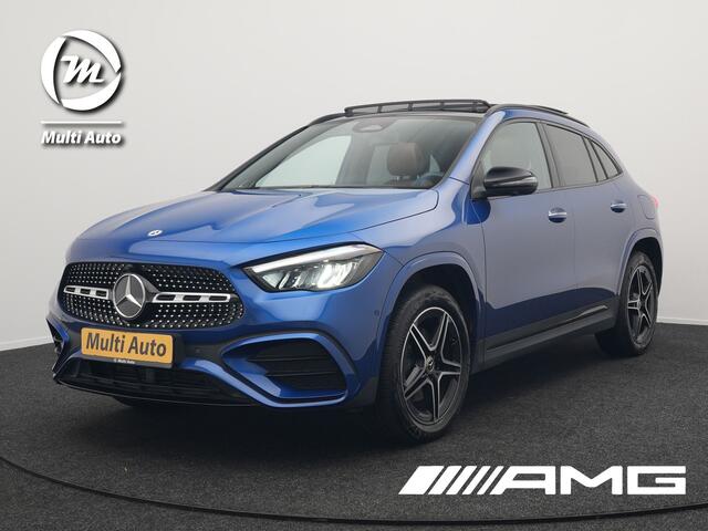 Mercedes-Benz GLA-KLASSE 250 e AMG Line Plug In Hybrid Facelift Night 218pk PHEV | Panodak | Adaptive Cruise | Burmester | 360 Camera | Alcantara Sportstoelen | Widescreen Navi | Keyless | Sfeerverlichting |