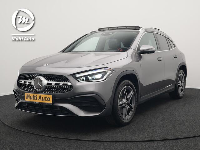 Mercedes-Benz GLA-KLASSE 250 e AMG Line Plug in Hybrid 218pk Dealer O.H | PHEV | Trekhaak af Fabriek | Panodak | Head Up| Adaptive Cruise | Apple Carplay | 360 camera | Sfeeverlichting | Lederen Sportstoelen Verwarmd | Widescreen Display | Navigatie | DAB |