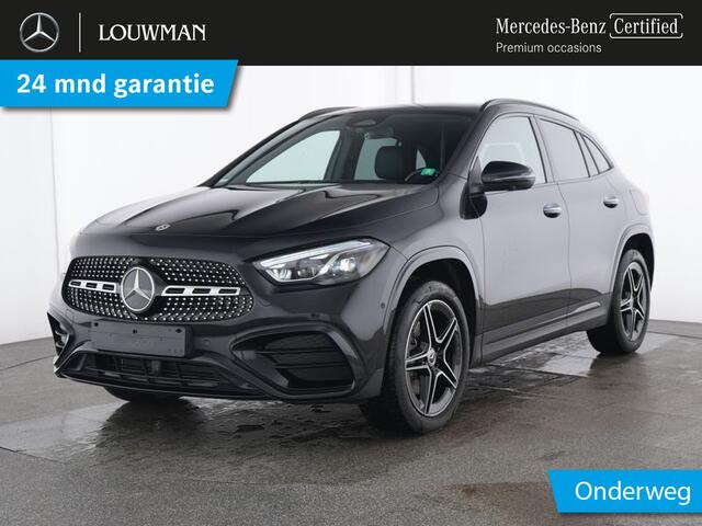 Mercedes-Benz GLA-KLASSE 250 e AMG Plug-In Hybride Edition AMG Line | Night Pakket | Panorama Schuif-Kanteldak | 11kW Laden | Multibeam Koplampen | Stuur en Stoelverwarming. Inclusief 24 maanden Mercedes-Benz Certified garantie voor Europa.