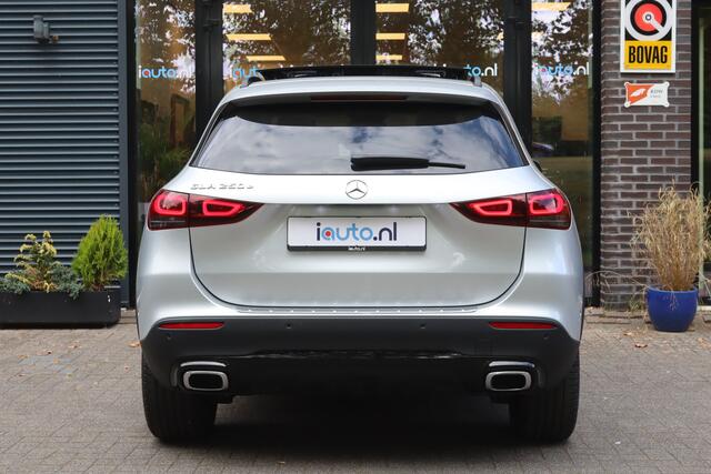 Mercedes-Benz GLA-KLASSE 250 e Progressive Night Pano/LED/Leder/Keyless/Camera/Elek. stoelen/Dodehoek/19"/Trekhaak wegkl.