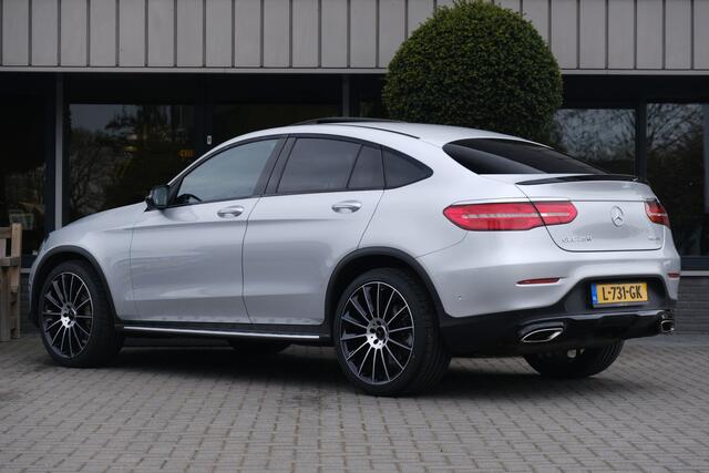 Mercedes-Benz GLC-KLASSE Coupé 250 4MATIC Prestige Night Pakket Schuifdak Trekhaak Leder 360Cam