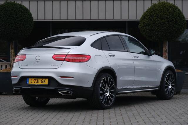 Mercedes-Benz GLC-KLASSE Coupé 250 4MATIC Prestige Night Pakket Schuifdak Trekhaak Leder 360Cam