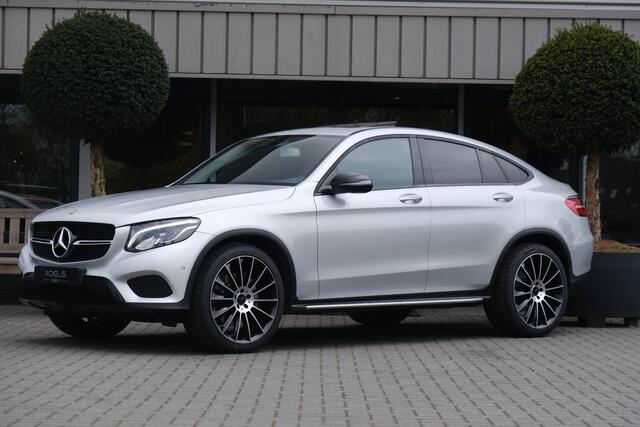 Mercedes-Benz GLC-KLASSE Coupé 250 4MATIC Prestige Night Pakket Schuifdak Trekhaak Leder 360Cam