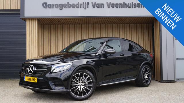 Mercedes-Benz GLC-KLASSE Coupé 300 245pk 4MATIC AMG-Style & Night Pack Schuif/kanteldak 20inch LM Standkachel LED Leder/Alcantara Treeplanken *Nette GLC*