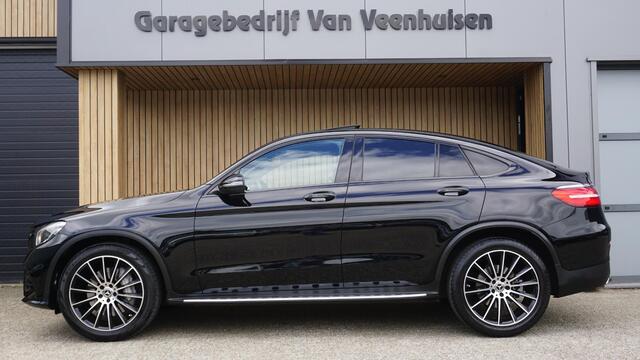 Mercedes-Benz GLC-KLASSE Coupé 300 245pk 4MATIC AMG-Style & Night Pack Schuif/kanteldak 20inch LM Standkachel LED Leder/Alcantara Treeplanken *Nette GLC*