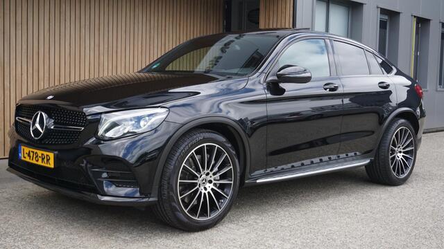 Mercedes-Benz GLC-KLASSE Coupé 300 245pk 4MATIC AMG-Style & Night Pack Schuif/kanteldak 20inch LM Standkachel LED Leder/Alcantara Treeplanken *Nette GLC*