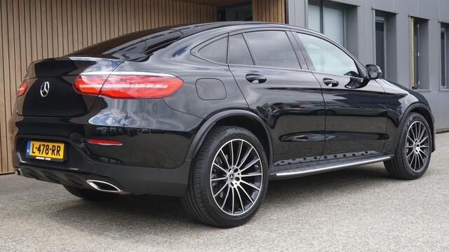 Mercedes-Benz GLC-KLASSE Coupé 300 245pk 4MATIC AMG-Style & Night Pack Schuif/kanteldak 20inch LM Standkachel LED Leder/Alcantara Treeplanken *Nette GLC*