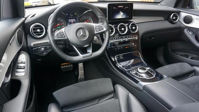Mercedes-Benz GLC-KLASSE Coupé 300 245pk 4MATIC AMG-Style & Night Pack Schuif/kanteldak 20inch LM Standkachel LED Leder/Alcantara Treeplanken *Nette GLC*