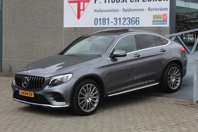 Mercedes-Benz GLC-KLASSE Coupé 250 4MATIC Schuif-kantel dak/AMG pakket/360° camera/Elektrisch verstelbare stoelen met memory/Stoelverwarming voor en achter/Dodehoek detectie/Navigatie/Apple carplay/Parkeersensoren rondom/Adaptive cruise control/Elektrische achterklep/Infotainment