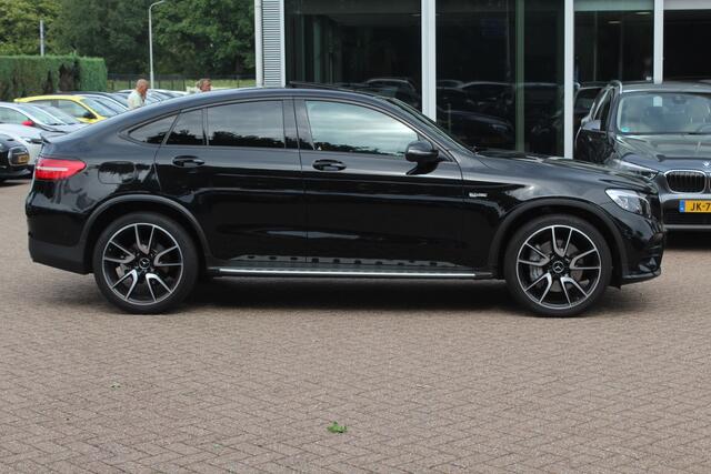 Mercedes-Benz GLC-KLASSE Coupé AMG 43 4MATIC / Schuifdak / 360Camera / Head-up / Burmester / Carbon intr. / 21'' / Memory seats / Keyless / Treeplanken / LED / Dodehoek / DAB / Stoelverwarming / ACC