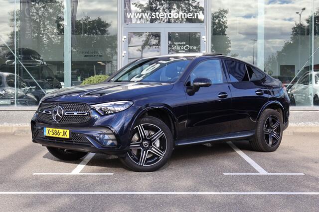 Mercedes-Benz GLC-KLASSE Coupé 300e 4MATIC AMG Line l Panoramadak l Niveau- regeling l KEYLESS GO l Rij-assistentie plus l Digital Light l Memory pakket l MBUX l 360 gr Camera l Trekhaak Wegklapbaar l DAB l Sfeerverlichting l Burmester l Night pakket l stoelverwarming V + A l