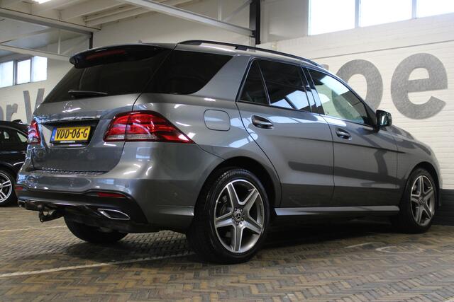 Mercedes-Benz GLE-KLASSE 350D 4MATIC AMG Line | Grijs kenteken BTW | Schuif/kantel dak | Trekhaak wegklapbaar | Inclusief achterbank | Stoelverwarming/verkoeling | Adaptive Cruise control | Climate control | Navigatie | Elektrische kofferbak klep | 360° camera | Head-up display |